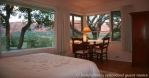 A view of the Pink Moment from a bedroom at Ojai Retreat